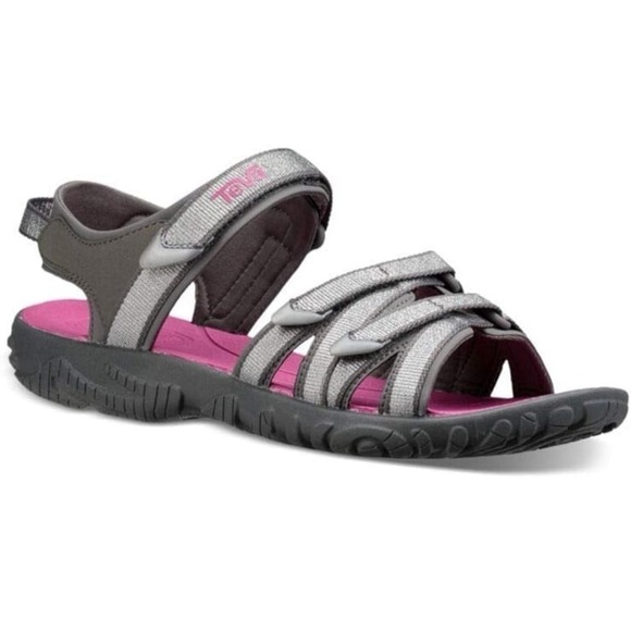 Girls/ Women's Teva Kid's Y Tirra Sandal  Color: Falls Algiers Blue Size 4 - Picture 1 of 8